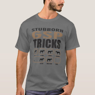 頑固なドイツ短焦点ポインタデザイン Tシャツ