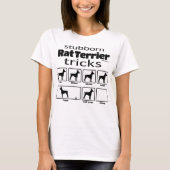 頑固なネズミのテリアのトリック Tシャツ (正面)