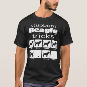 頑固なビーグル犬のトリック Tシャツ