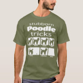 頑固なプードルトリック Tシャツ (正面)