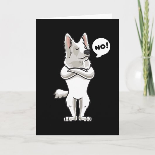 頑固なベルガーブラン・スイス カード (正面)