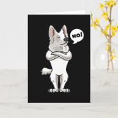 頑固なベルガーブラン・スイス カード (黄色い花)