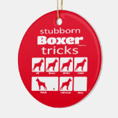 頑固なボクサーの技 セラミックオーナメント (左)