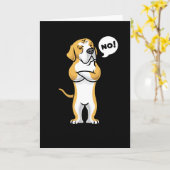 頑固なマスペインのスチフ犬マスチンエスパノール カード (黄色い花)