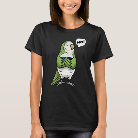 頑固なモンクインカーパロドバードノー Tシャツ (正面)