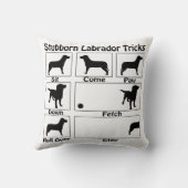 頑固なラブラドールトリック クッション (裏面)