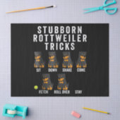 頑固なロットワイラー 薄葉紙 (クラフト)