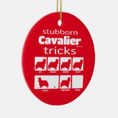 頑固な傲慢なトリック セラミックオーナメント (右)