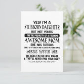 頑固な娘素晴らし母 カード (スタンド正面)