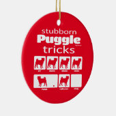 頑固な巧みなトリック セラミックオーナメント (右)