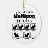 頑固な悪意のあるトリック セラミックオーナメント (左)