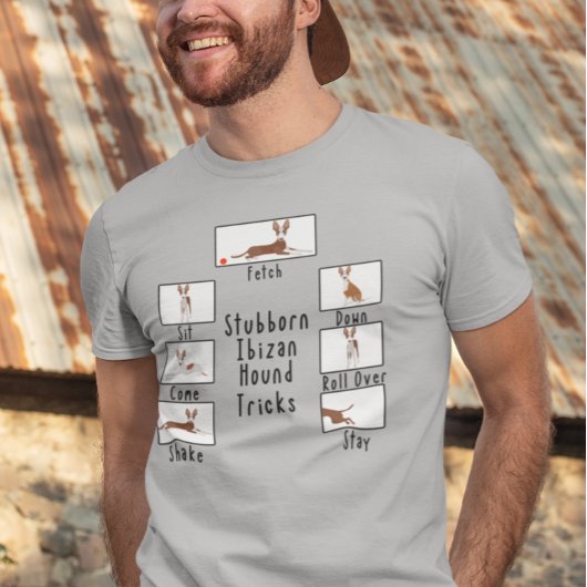 頑固な犬のトリックIbizan Hound Podenco Tシャツ