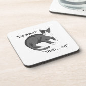 頑固な猫 コースター (左側)