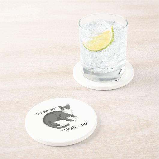 頑固な猫 コースター (側面)