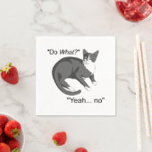 頑固な猫 スタンダードカクテルナプキン (インサイチュ)