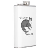 頑固な猫 フラスク (右)