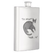 頑固な猫 フラスク (右)