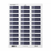 頑固な紫の（紋章の）フラ・ダ・リ銀蝶 ラベル (フルシート)