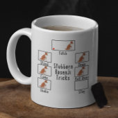 頑固な赤Basenjiトリック犬コーヒーマグ コーヒーマグカップ