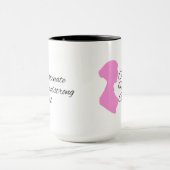 頑固な頭の強い女の子マグカップ マグカップ (中央)