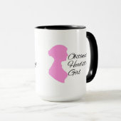 頑固な頭の強い女の子マグカップ マグカップ (正面右)