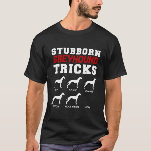 頑固なGreyhoundトリックおもしろいGreyhound For Chri Tシャツ (正面)