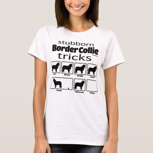 頑固縁どなCollieトリック Tシャツ (正面)