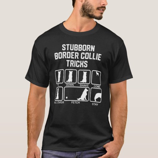 頑固縁どなCollie Tricks_1 Tシャツ (正面)