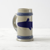 頑固者のナマズ ビールジョッキ (正面左)
