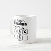 頑固Chihuahuaトリック コーヒーマグカップ (正面左)