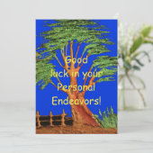 頑張ってね！滞在賛美 サンキューカード (スタンド正面)