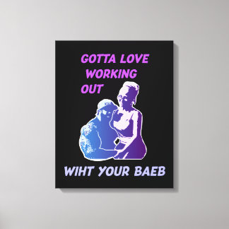 頑張るのが大好き キャンバスプリント