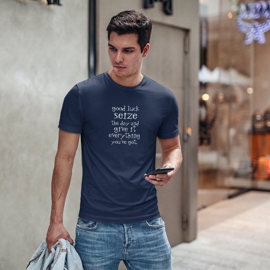 頑張れ日を捉え与えると全て得 Tシャツ