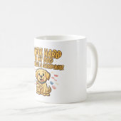 頑張れ犬コーヒーマグ コーヒーマグカップ (正面右)