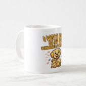 頑張れ犬コーヒーマグ コーヒーマグカップ (正面左)