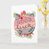 頑張れ馬靴 カード (黄色い花)