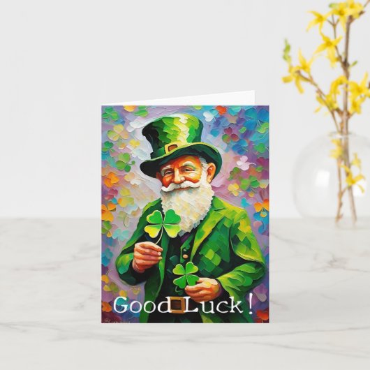 頑張れ! カード (黄色い花)