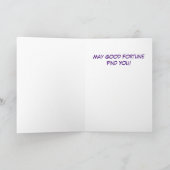 頑張れ！グリーティングカード カード (内部)