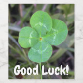 頑張れ！フォーリーフクローバー ワインラベル (シングルラベル)