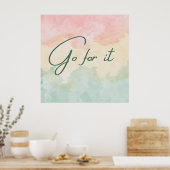 頑張れ ポスター (キッチン)