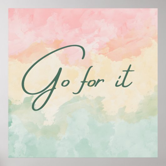 頑張れ ポスター (正面)