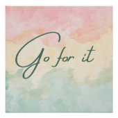 頑張れ ポスター (正面)