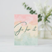 頑張れ ポストカード (スタンド正面)