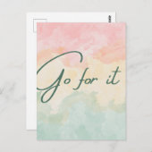 頑張れ ポストカード (正面/裏面)