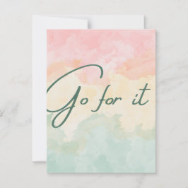 頑張れ ポストカード