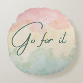 頑張れ ラウンドクッション