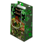 頑張れ！レプレショーンクローバーズスモール抱き枕 スモールペーパーバッグ (裏面アングル)