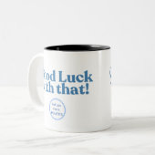 頑張れ！PullupsPastaPolitics ツートーンマグカップ (正面左)