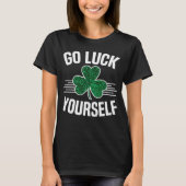 頑張れSt patricks day皮肉アイルランドS Tシャツ (正面)