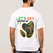 頑張ろう – アイルランドの幸運と笑い Tシャツ (裏面)